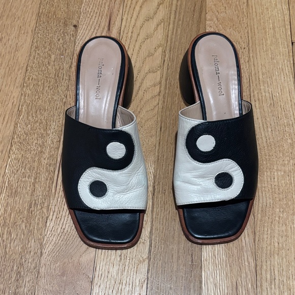 Paloma Wool Shoes - PALOMA WOOL balance yin yang heeled mules